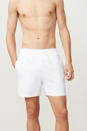 FILA Essentials Clay 2 Shorts White,Mens Tennis | CA.BXRMLG452